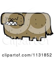 Cartoon Of A Brown Dog 10 Royalty Free Vector Clipart