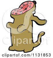 Cartoon Of A Dog Royalty Free Vector Clipart