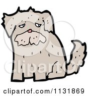 Cartoon Of A Brown Dog 8 Royalty Free Vector Clipart