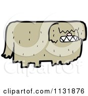 Cartoon Of A Brown Dog 5 Royalty Free Vector Clipart