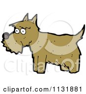 Poster, Art Print Of Brown Terrier Dog 1