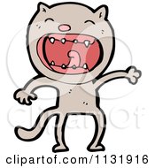 Cartoon Of A Kitty Cat Royalty Free Vector Clipart