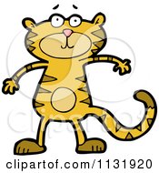 Cartoon Of A Ginger Kitty Cat Royalty Free Vector Clipart