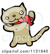 Cartoon Of A Kitty Cat Royalty Free Vector Clipart