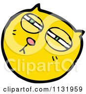 Cartoon Of A Ginger Kitty Cat Face 2 Royalty Free Vector Clipart by lineartestpilot