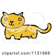 Cartoon Of A Kitty Cat Royalty Free Vector Clipart