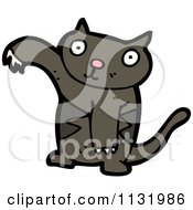 Cartoon Of A Kitty Cat Royalty Free Vector Clipart