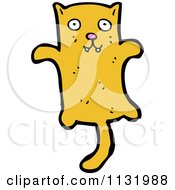 Cartoon Of A Ginger Kitty Cat Royalty Free Vector Clipart