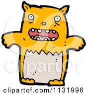 Cartoon Of A Ginger Cat Royalty Free Vector Clipart