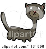 Cartoon Of A Kitty Cat Royalty Free Vector Clipart