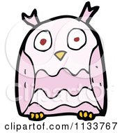 Poster, Art Print Of Pink Owl 3