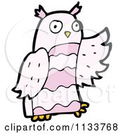 Poster, Art Print Of Pink Owl 4