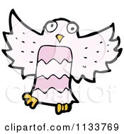 Poster, Art Print Of Pink Owl 1