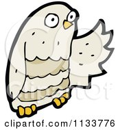 Cartoon Of A Brown Owl 5 Royalty Free Vector Clipart
