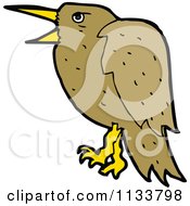 Cartoon Of A Bird 4 Royalty Free Vector Clipart