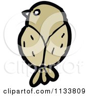 Cartoon Of A Bird 1 Royalty Free Vector Clipart