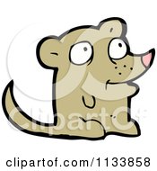 Cartoon Of A Mouse Royalty Free Vector Clipart by lineartestpilot