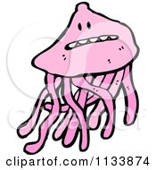Poster, Art Print Of Pink Jellyfish