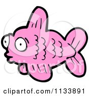 Poster, Art Print Of Pink Fish 1