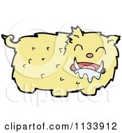 Cartoon Of A Hairy Beast Monster 5 Royalty Free Vector Clipart