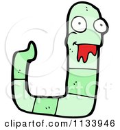 Cartoon Of A Green Snake 17 Royalty Free Vector Clipart