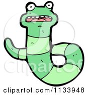 Cartoon Of A Green Snake 16 Royalty Free Vector Clipart