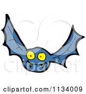 Poster, Art Print Of Blue Vampire Bat 2