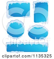 Poster, Art Print Of Icy Winter Labels 1