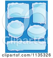 Poster, Art Print Of Icy Winter Labels 2