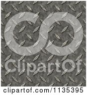 Poster, Art Print Of Seamless Grungy Diamond Plate Metal Background