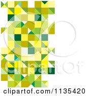 Poster, Art Print Of Abstract Green Triangle Background