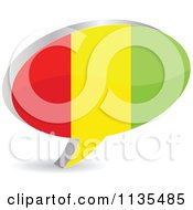 Poster, Art Print Of 3d Guinea Flag Chat Balloon