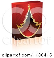 Poster, Art Print Of 3d Christmas Tree Software Box And Shadow