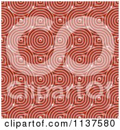 Clipart Of A Seamless Red Truchet Tile Texture Background Pattern Version 3 Royalty Free CGI Illustration