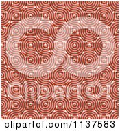 Clipart Of A Seamless Red Truchet Tile Texture Background Pattern Version 6 Royalty Free CGI Illustration