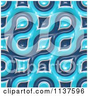 Clipart Of A Seamless 3d Blue Truchet Tile Texture Background Pattern Royalty Free CGI Illustration by Ralf61