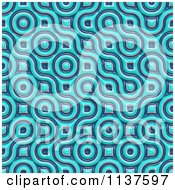 Clipart Of A Seamless 3d Blue Truchet Tile Texture Background Pattern Royalty Free CGI Illustration by Ralf61