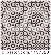 Clipart Of A Seamless 3d Truchet Tile Texture Background Pattern Version 3 Royalty Free CGI Illustration by Ralf61
