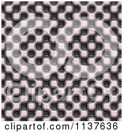 Clipart Of A Seamless 3d Truchet Tile Texture Background Pattern Version 8 Royalty Free CGI Illustration