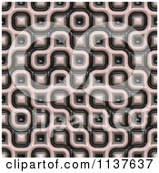 Clipart Of A Seamless 3d Truchet Tile Texture Background Pattern Version 9 Royalty Free CGI Illustration