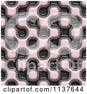 Clipart Of A Seamless 3d Truchet Tile Texture Background Pattern Version 16 Royalty Free CGI Illustration