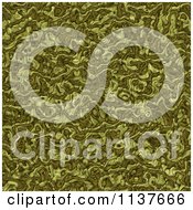 Clipart Of A Seamless Green Tangle Texture Background Pattern Royalty Free CGI Illustration