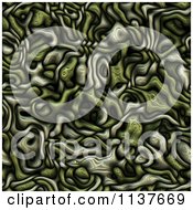 Clipart Of A Seamless Green Tangle Texture Background Pattern Version 4 Royalty Free CGI Illustration