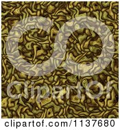 Clipart Of A Seamless Green Tangle Texture Background Pattern Version 15 Royalty Free CGI Illustration