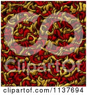 Clipart Of A Seamless Tangle Texture Background Pattern Version 3 Royalty Free CGI Illustration