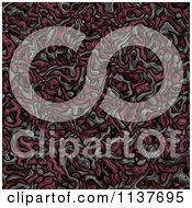 Clipart Of A Seamless Tangle Texture Background Pattern Version 4 Royalty Free CGI Illustration