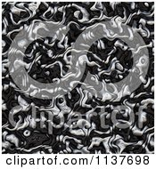 Clipart Of A Seamless Silver Tangle Texture Background Pattern Version 7 Royalty Free CGI Illustration