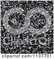 Clipart Of A Seamless Silver Tangle Texture Background Pattern Version 10 Royalty Free CGI Illustration
