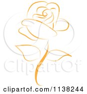 Poster, Art Print Of Beautiful Single Gold Rose