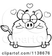Poster, Art Print Of Black And White Boar In Love
